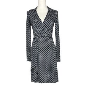 United Colors of Benetton Long Sleeve Wrap Dress